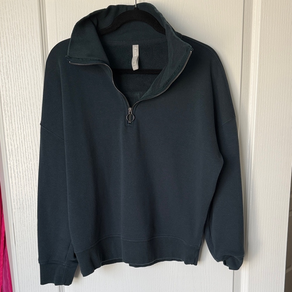 Athleta Funnel Neck Quarter Zip